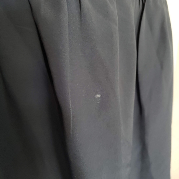 J.Crew Women's 10 Navy Blue Sleeveless Dress Spaghetti Strap V-neck Knee Length - Picture 3 of 10